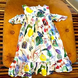 Kids cold shoulder dress girls size 8-9